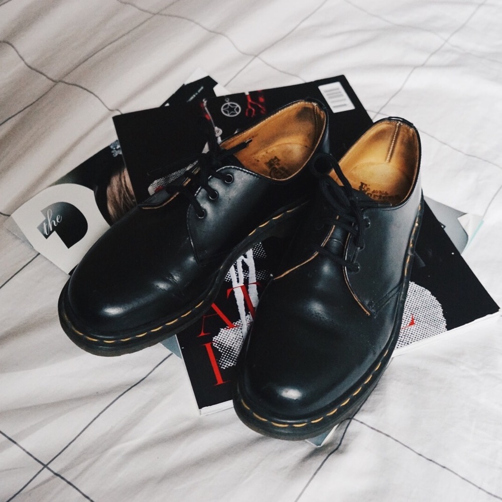 Black Low Top 1461 Smooth Dr. Martens